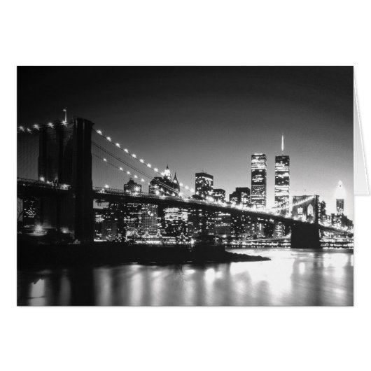 Black & White New York City Cards (Front Horizontal)
