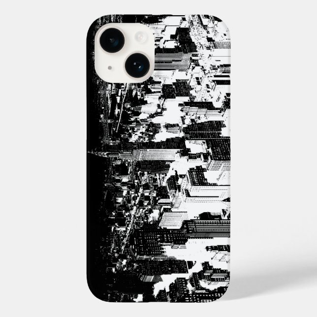 Black & White New York City Case-Mate iPhone Case (Back)