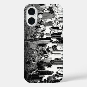 Black & White New York City iPhone 16 Case