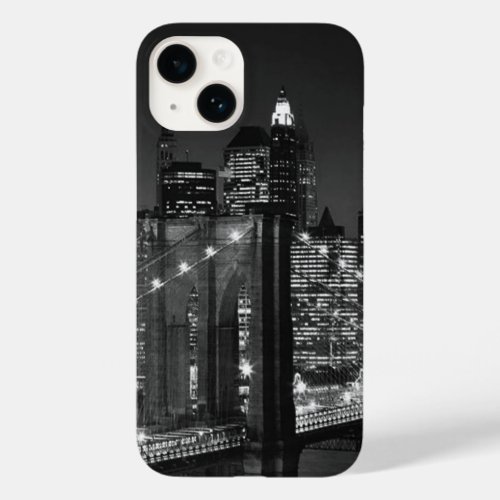 Black  White New York City Case_Mate iPhone 14 Case