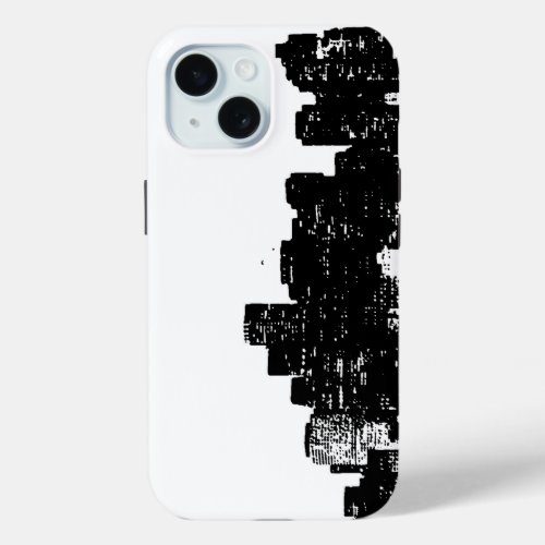Black White New York City iPhone 15 Case