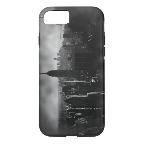 Black  White New York City iPhone 87 Case
