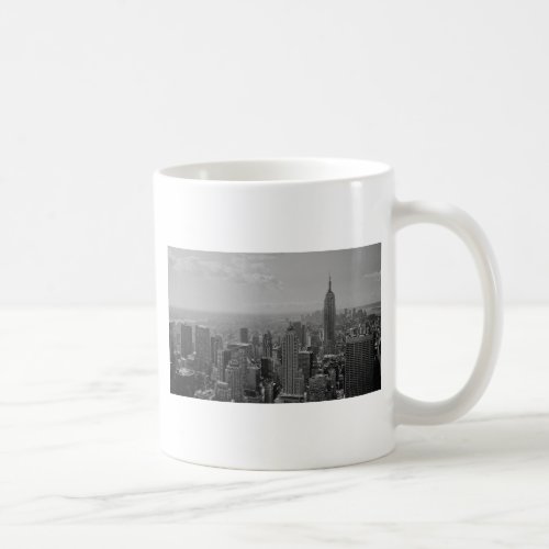 Black  White New York City Coffee Mug