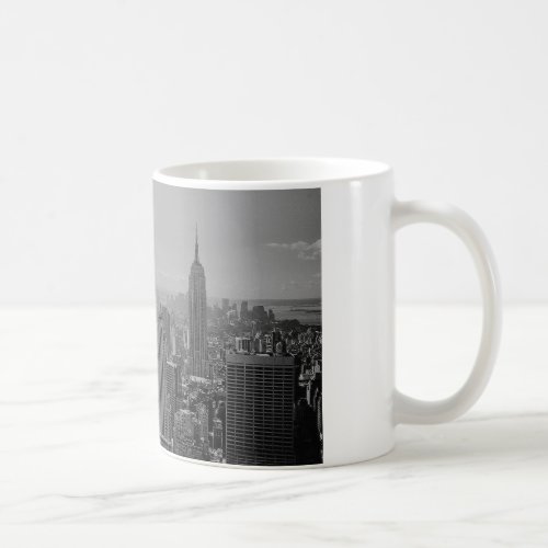 Black  White New York City Coffee Mug