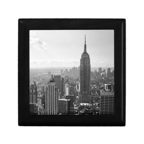 Black  White New York City Gift Box