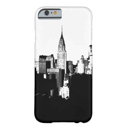 Black  White New York City iPhone 6 Case