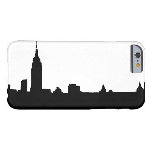 Black  White New York City iPhone 6 Case