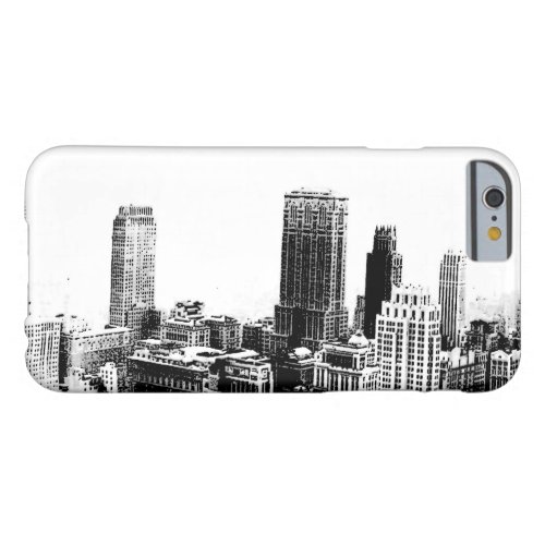 Black  White New York City iPhone 6 Case