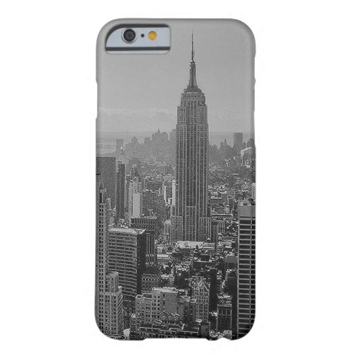 Black  White New York City iPhone 6 Case