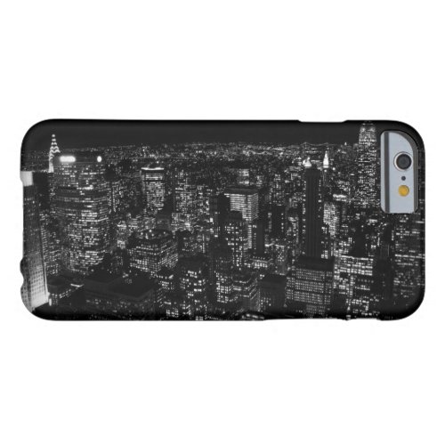 Black  White New York City iPhone 6 Case