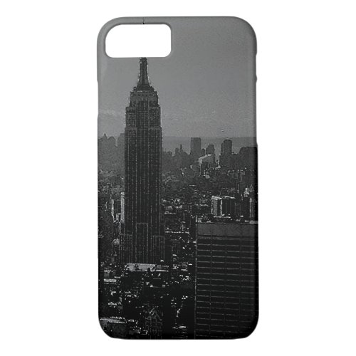 Black White New York City iPhone 7 Case