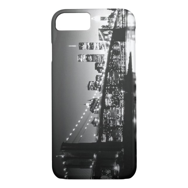 Black & White New York City iPhone 7 Case (Back)