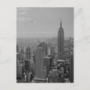 Black & White New York City Postcard