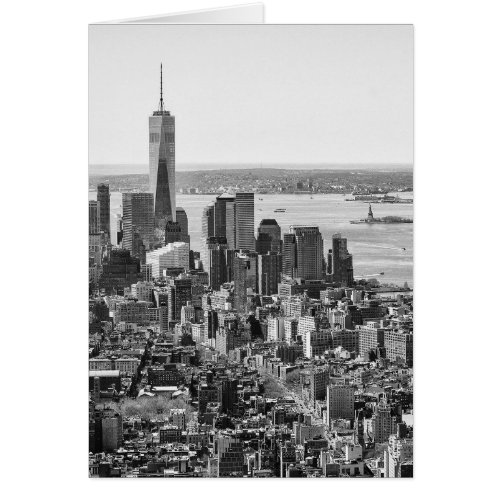 Black White New York City Skyline