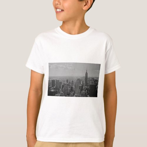 Black  White New York City T_Shirt