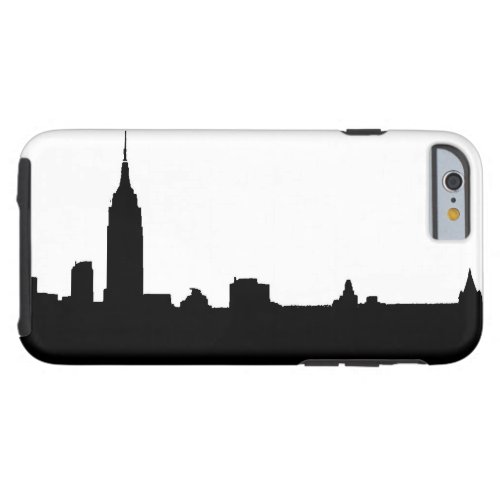 Black  White New York City Tough iPhone 6 Case