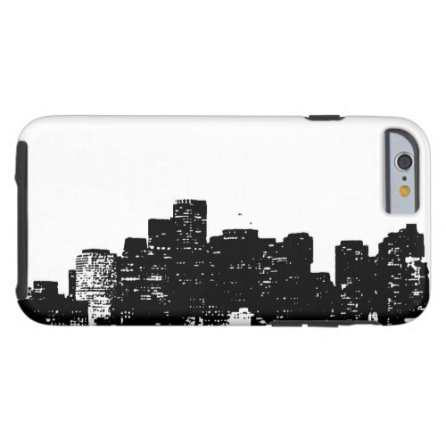 Black White New York City Tough iPhone 6 Case
