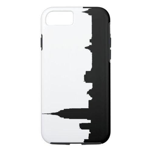 Black  White New York City Tough iPhone 7 Case