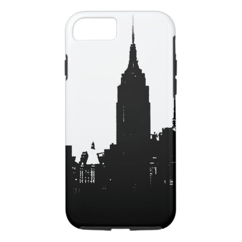 Black White New York City Tough iPhone 7 Case