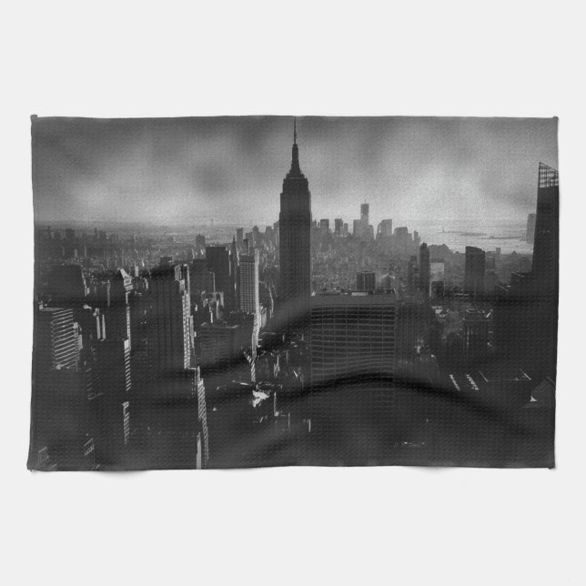 Black & White New York City Towel (Horizontal)