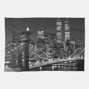 Black & White New York City Towel