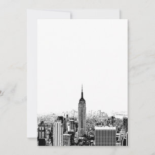 Black & White New York Invitation