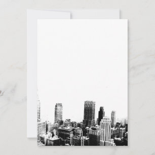 Black & White New York Invitation