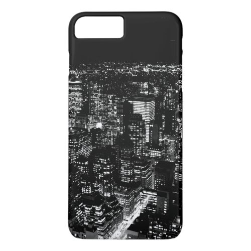 Black  White New York iPhone 7 Case