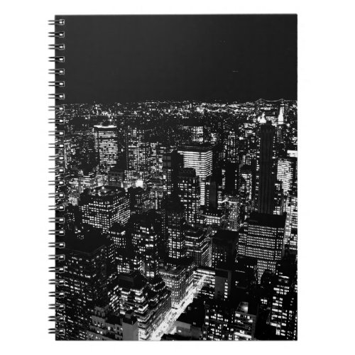 Black  White New York Notebook