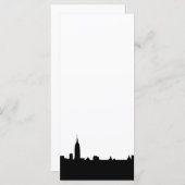 Black & White New York Silhouette Rack Card (Front/Back)