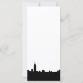 Black & White New York Silhouette Rack Card (Front)