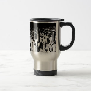 Black & White New York Travel Mug
