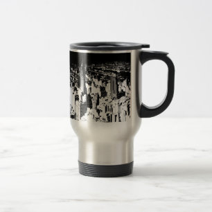 Black & White New York Travel Mugs