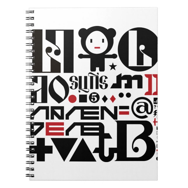 BLACK&WHITE NOTEBOOK (Front)