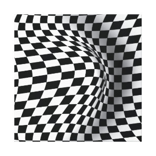 Optical art wall decal