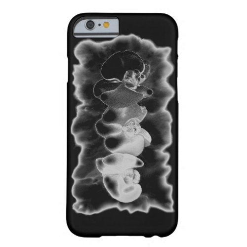 Black White Orchid painting tropical floral   Barely There iPhone 6 Case