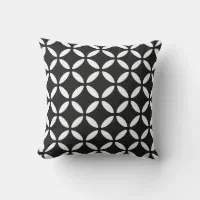 Modern black and discount white outdoor pillows