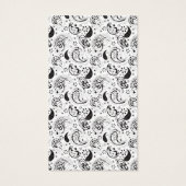 Black & White Paisley Pattern –Elegant Textile Art (Back)