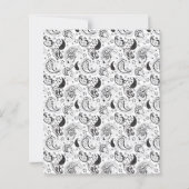 Black & White Paisley Pattern –Elegant Textile Art (Back)