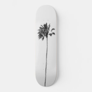 Black & White Palm Finesse #1 #tropical #wall #art Skateboard