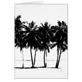 Black White Palm Trees Silhouette (Front)