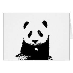 Black & White Panda Cards