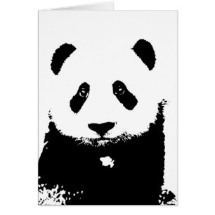 Black & White Panda Cards