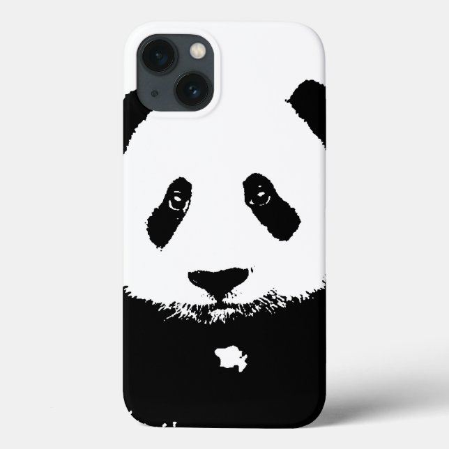 Black & White Panda Case-Mate iPhone Case (Back)