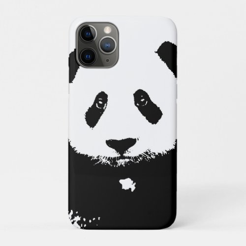 Black  White Panda iPhone 11 Pro Case