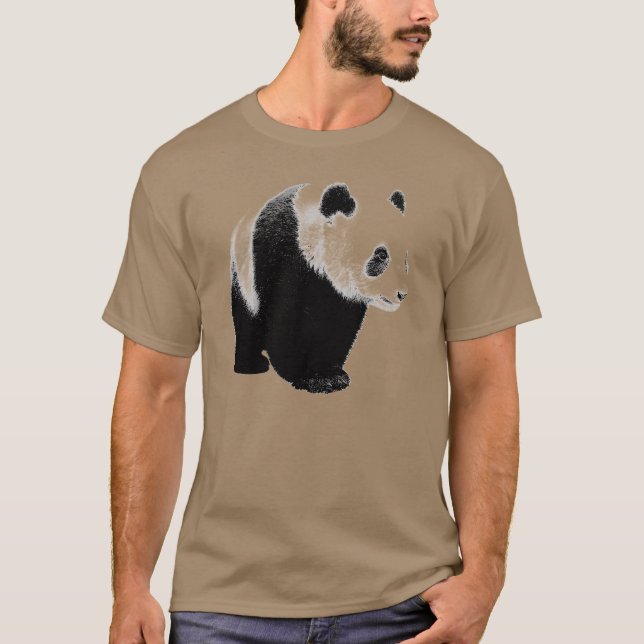 Black & White Panda T-Shirt (Front)