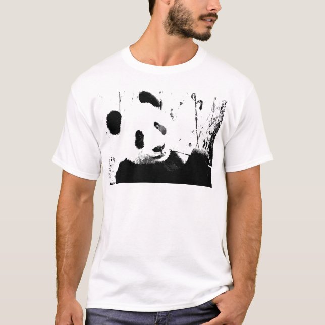 Black & White Panda T-Shirt (Front)
