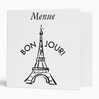 Black & White Paris 2" Ring Avery Signature Binder