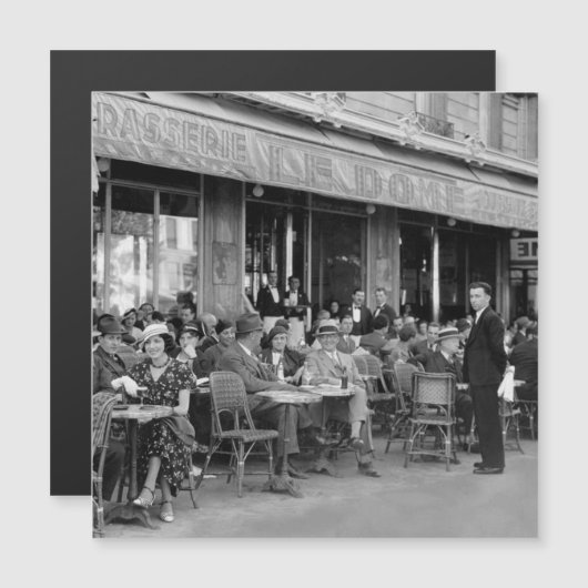 Black & White Paris Cafe (Front/Back)