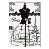 Black White Paris Fashion Mannequin (Front)